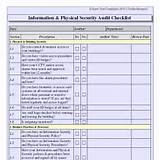 Information Security Assessment Checklist Pictures