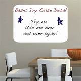 Dry Erase Board Wall Stickers Images