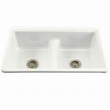 Pictures of Kohler Cast Iron White Sink