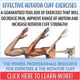 Exercises Rotator Cuff Tear