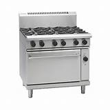 Commercial 6 Burner Gas Range With Convection Oven Images