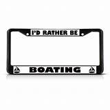 Photos of Boating License Plate Frames