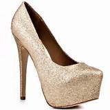 Pictures of Gold Heels