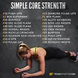 Exercise Routine Core Strengthening Photos