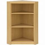 Wooden Corner Shelving Unit