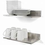 Photos of Stainless Steel Floating Kitchen Shelves