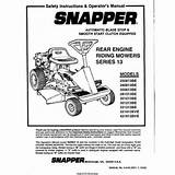 Snapper Riding Lawn Mower Repair Manual