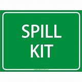 Emergency Spill Kit Sign