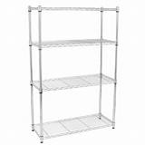 Images of 4 Tier Chrome Shelving Unit