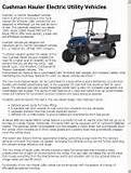 Cushman Electric Utility Vehicles Images