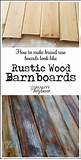 Can You Stain Barn Wood Photos