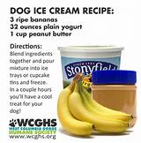 Dog Ice Cream Recipes Images