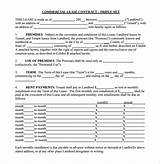 Pictures of Commercial Lease Contract Pdf