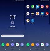 Images of Galaxy S8 Home Screen