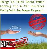 No Down Payment Auto Insurance Photos
