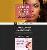 Pictures of Makeup Artist Website Templates