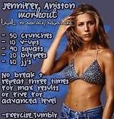 Fitness Routine Jennifer Aniston Images