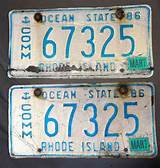 Rhode Island License Plates For Sale Pictures
