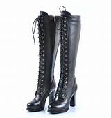 Pictures of High Heel Knee High Boots