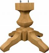 Images of Wood Table Pedestals