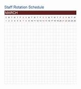 Staff Rotation Schedule