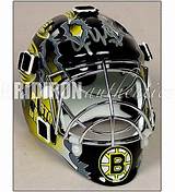 Boston Bruins Goalie Helmet Images