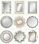 Mirrors With Crystals In Frame Images