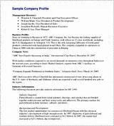 Photos of It Company Profile Sample