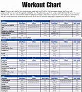 Workout Routine Sheet