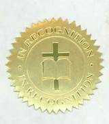 Images of Gold Foil Seals For Certificates