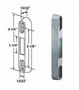 Sliding Door Latch Keeper