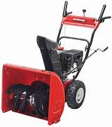 Yard Machines 2 Stage Snow Thrower With Electric Start Images
