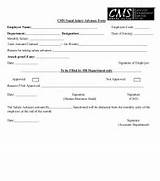 Employee Payroll Advance Form Photos