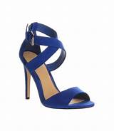 Pictures of Electric Blue Strappy Heels