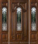 Images of Wood Door With Sidelights