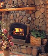 Pictures of Rock Fireplace