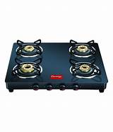 Pictures of Prestige Gas Stove 4 Burner Glass Top