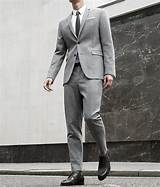 Brown Shoes With Grey Suit Images
