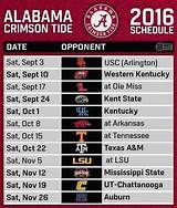 Images of Alabama Crimson Tide Football Schedule For 2017