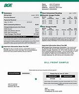 Images of Electricity Bill Template In Word