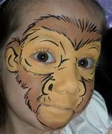 Images of Easy Monkey Face Makeup