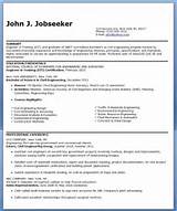 Electrical Engineer Entry Level Resume Images