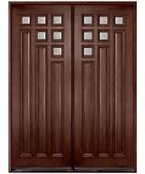 Mahogany Double Entry Doors Photos