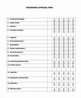 Salesperson Performance Evaluation Form Photos