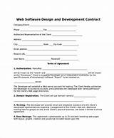 Software Development Contract Template Photos