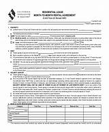 California Residential Lease Agreement Word Doc Pictures
