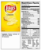 Photos of Sodium In Lays Potato Chips