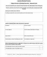Images of Sample Medical Records Request Form
