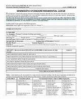 Pictures of Residential Lease Agreement Minnesota