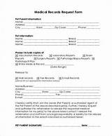 Sample Medical Records Request Form Images